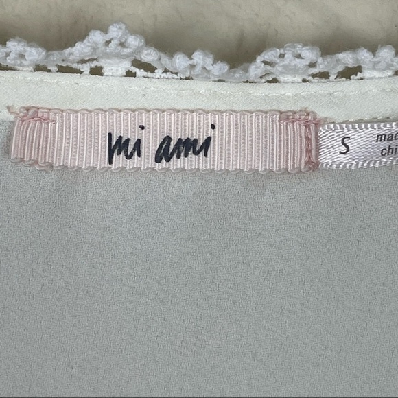 Mi Ami Ivory Long Sleeve Blouse - Picture 7 of 7